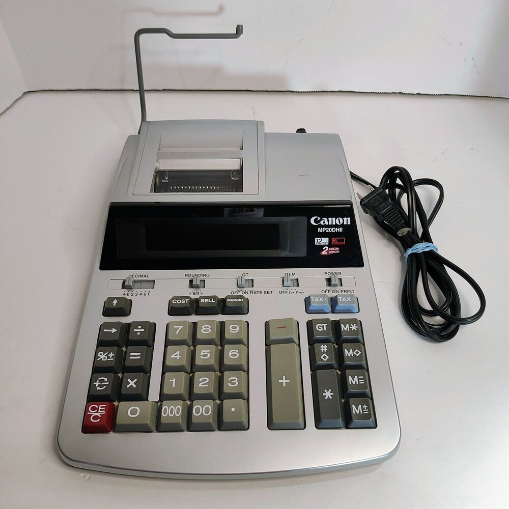Canon MP20DHII Calculator 2-Color Display  **FOR PARTS?** See description